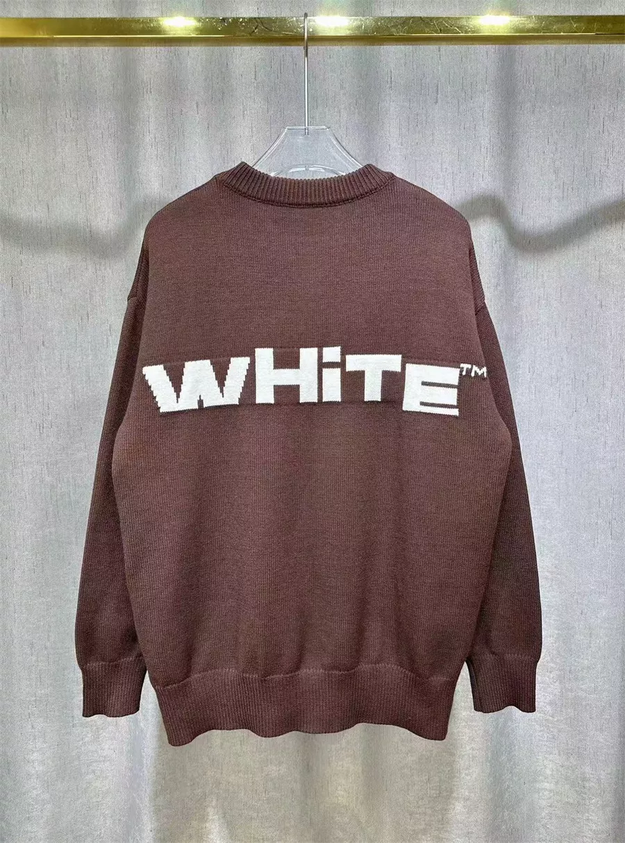 Off-White Sweaters Long Sleeved For Unisex ModernLook 323