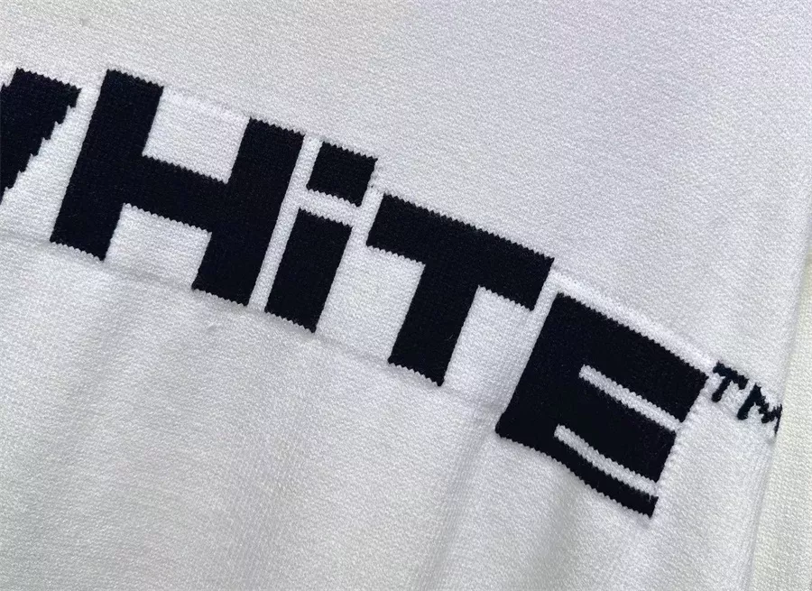 Off-White Sweaters Long Sleeved For Unisex Popular 8084