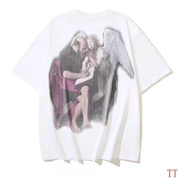 Off-White T-Shirts Short Sleeved For Unisex Bold 2619