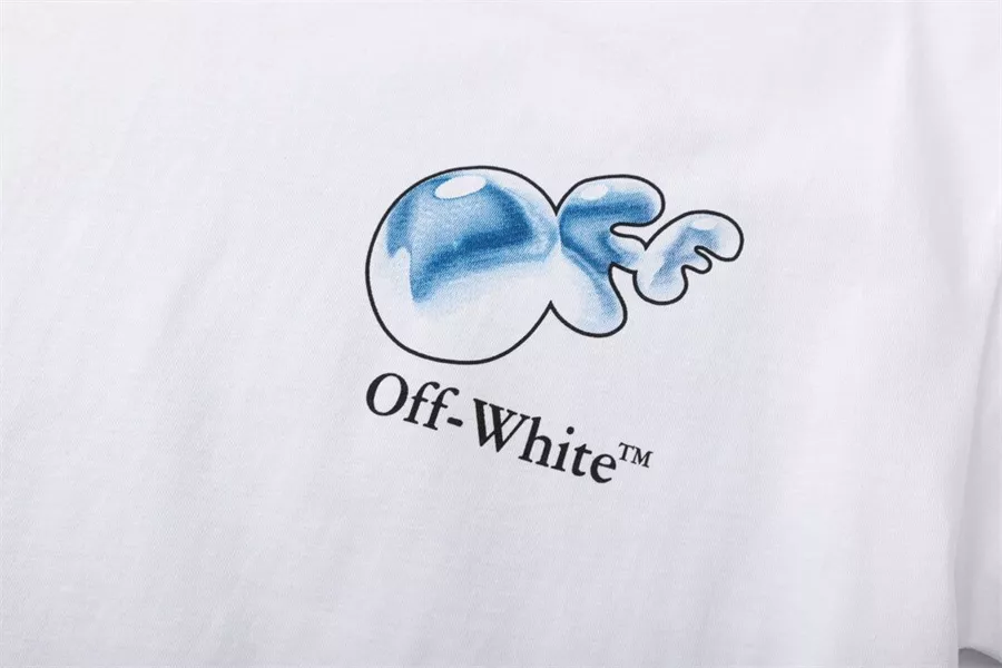 Off-White T-Shirts Short Sleeved For Unisex Comfortable 6426