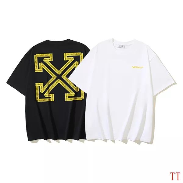 Off-White T-Shirts Short Sleeved For Unisex Compact 226
