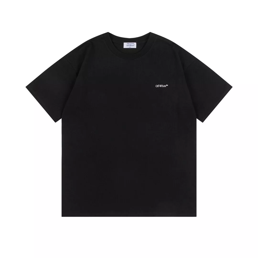 Off-White T-Shirts Short Sleeved For Unisex Compact 4243