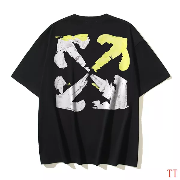 Off-White T-Shirts Short Sleeved For Unisex Compact 5356