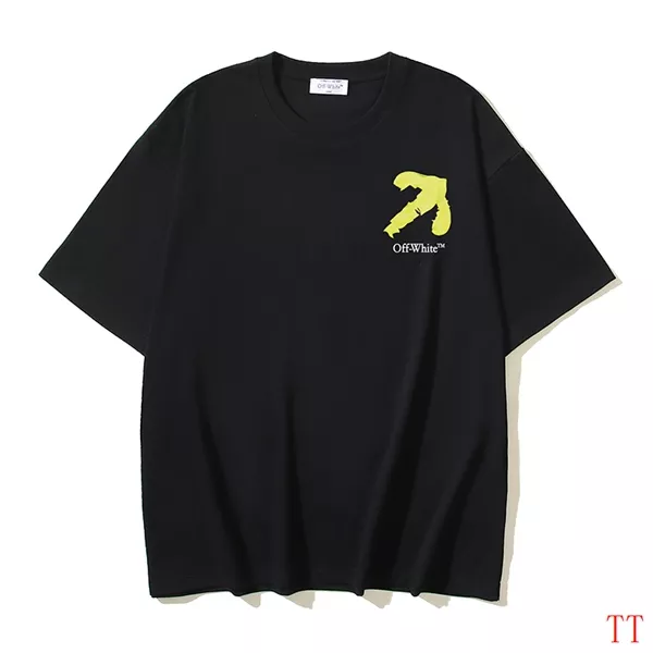 Off-White T-Shirts Short Sleeved For Unisex Compact 5356