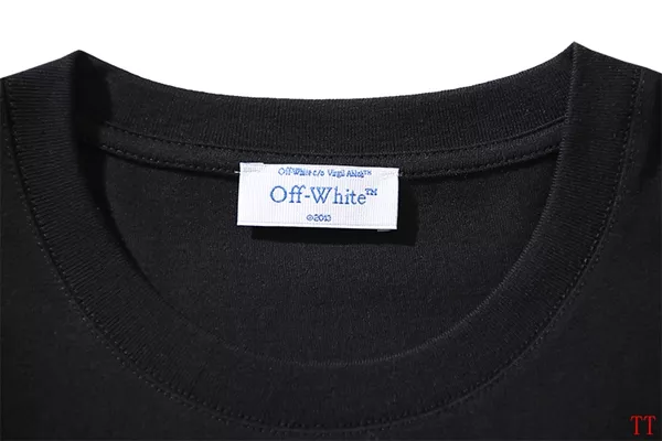 Off-White T-Shirts Short Sleeved For Unisex Compact 5356