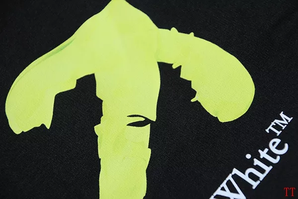 Off-White T-Shirts Short Sleeved For Unisex Compact 5356