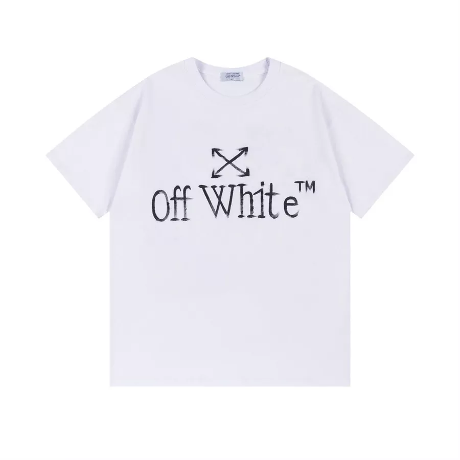 Off-White T-Shirts Short Sleeved For Unisex Compact 5937