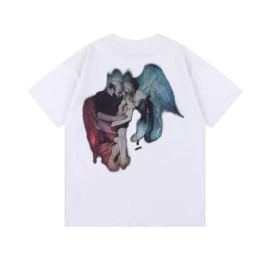 Off-White T-Shirts Short Sleeved For Unisex Durable 1082