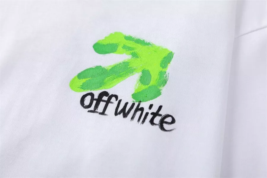 Off-White T-Shirts Short Sleeved For Unisex Durable 2141