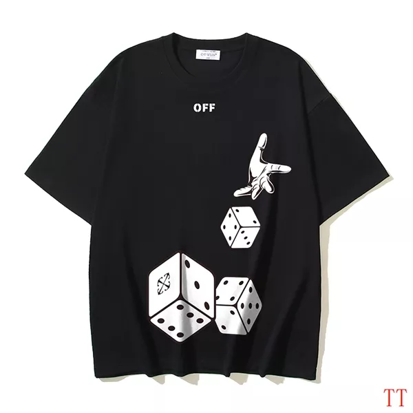 Off-White T-Shirts Short Sleeved For Unisex Durable 4451