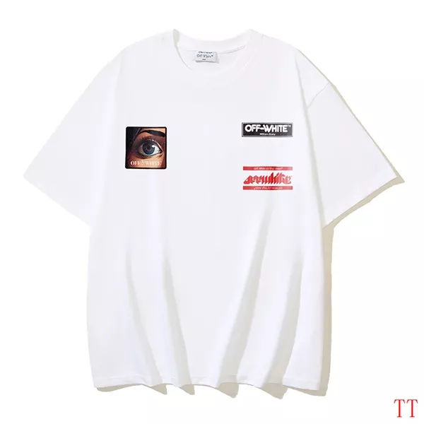 Off-White T-Shirts Short Sleeved For Unisex Efficient 2405