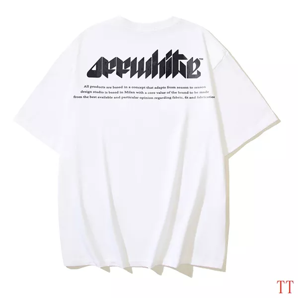 Off-White T-Shirts Short Sleeved For Unisex Efficient 2405