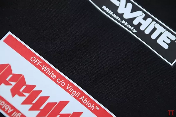 Off-White T-Shirts Short Sleeved For Unisex Elegant 7546