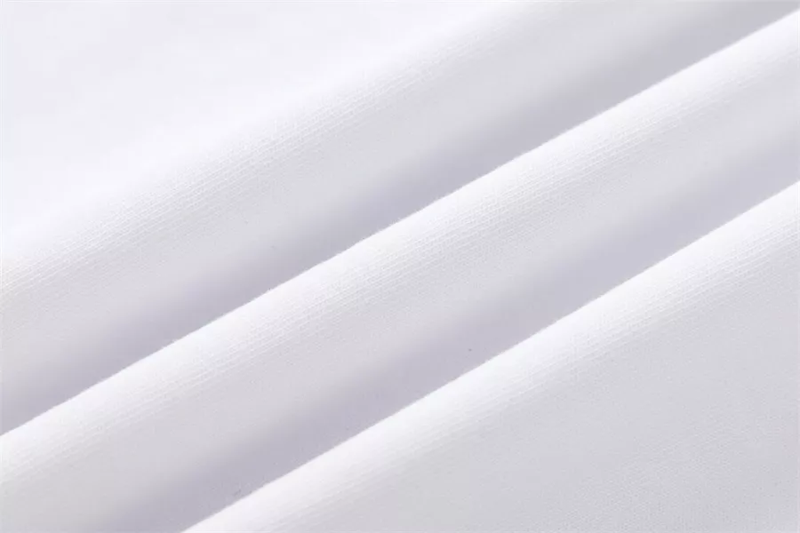 Off-White T-Shirts Short Sleeved For Unisex Elegant 9826