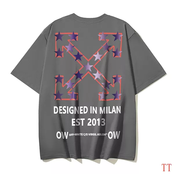 Off-White T-Shirts Short Sleeved For Unisex GoAnywhere 1093