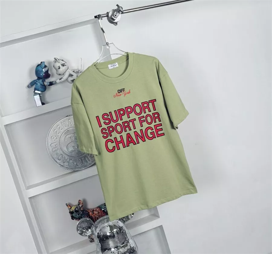 Off-White T-Shirts Short Sleeved For Unisex HighQuality 7875
