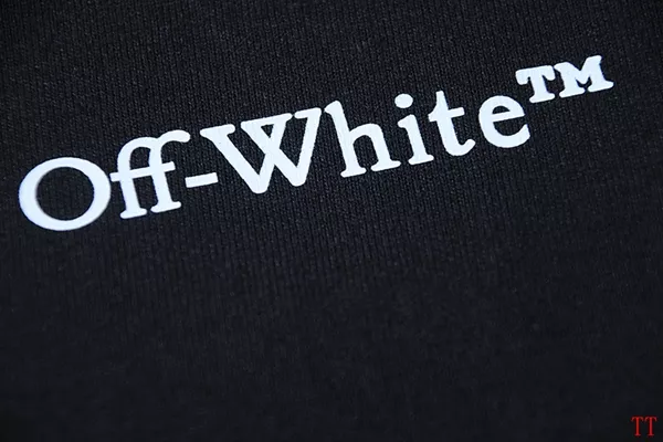 Off-White T-Shirts Short Sleeved For Unisex Minimalist 4432