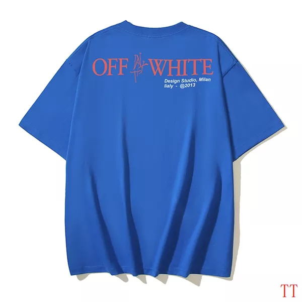 Off-White T-Shirts Short Sleeved For Unisex ModernLook 374