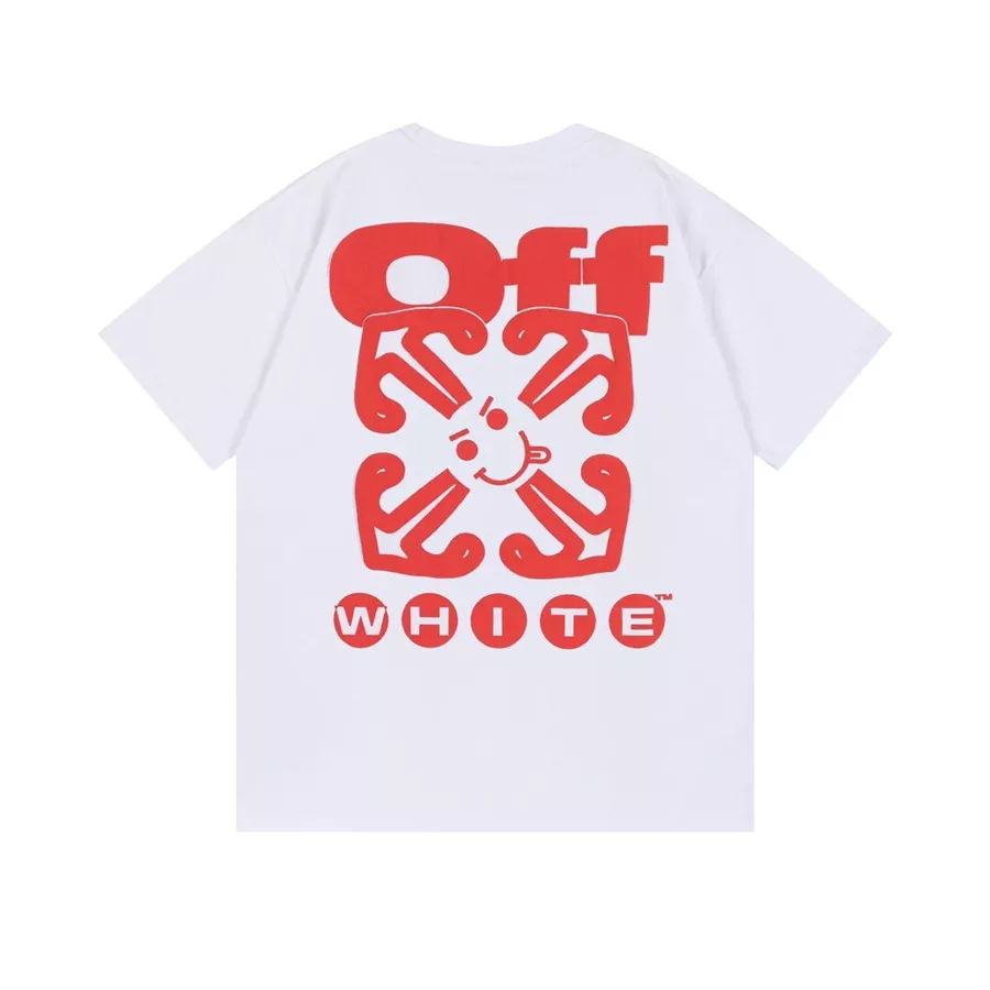 Off-White T-Shirts Short Sleeved For Unisex ModernLook 5777