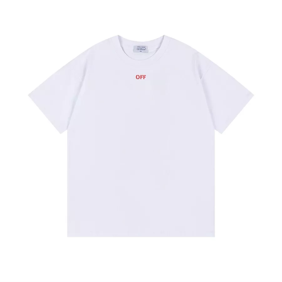 Off-White T-Shirts Short Sleeved For Unisex ModernLook 5777