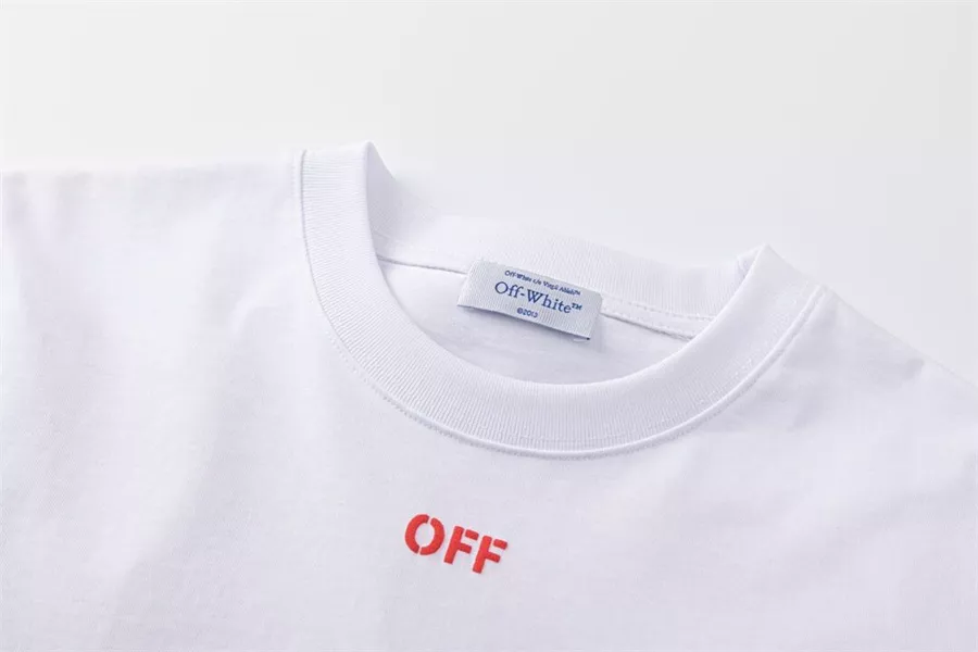 Off-White T-Shirts Short Sleeved For Unisex ModernLook 5777