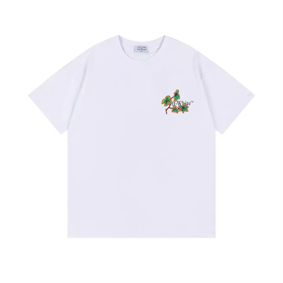Off-White T-Shirts Short Sleeved For Unisex Popular 7584