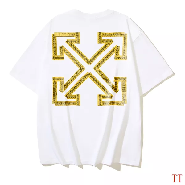 Off-White T-Shirts Short Sleeved For Unisex Reliable 2776