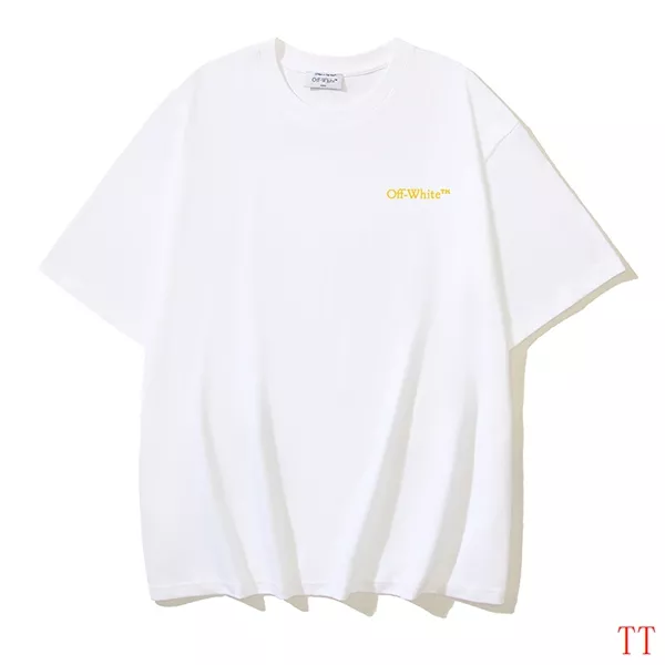 Off-White T-Shirts Short Sleeved For Unisex Reliable 2776