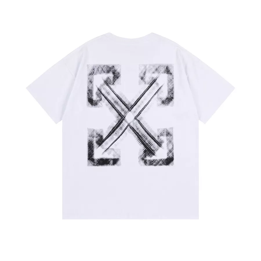 Off-White T-Shirts Short Sleeved For Unisex Resilient 5327