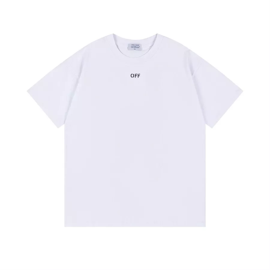 Off-White T-Shirts Short Sleeved For Unisex Resilient 5327