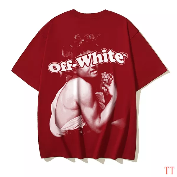 Off-White T-Shirts Short Sleeved For Unisex Sleek 2160