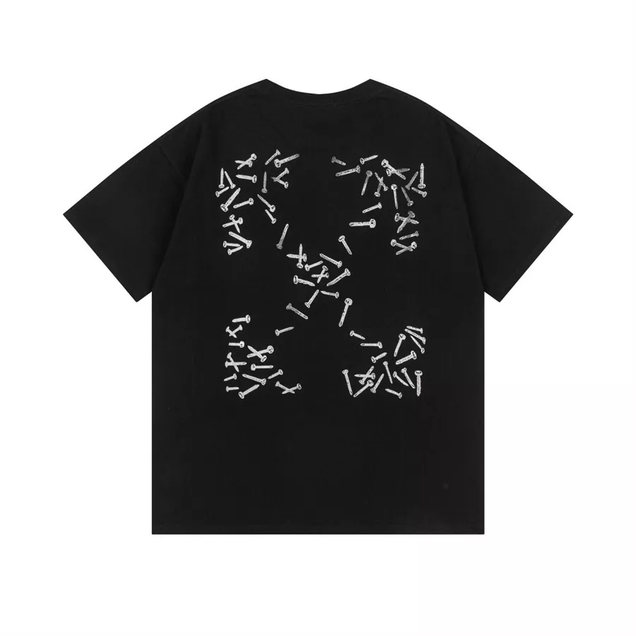 Off-White T-Shirts Short Sleeved For Unisex SmartChoice 449