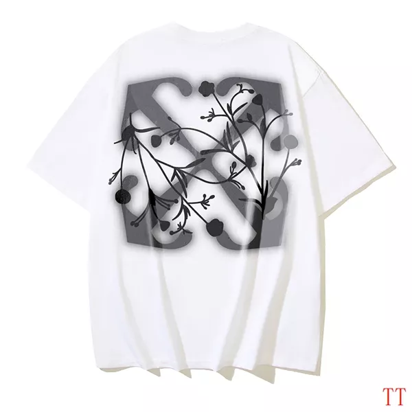 Off-White T-Shirts Short Sleeved For Unisex SportInspired 2919