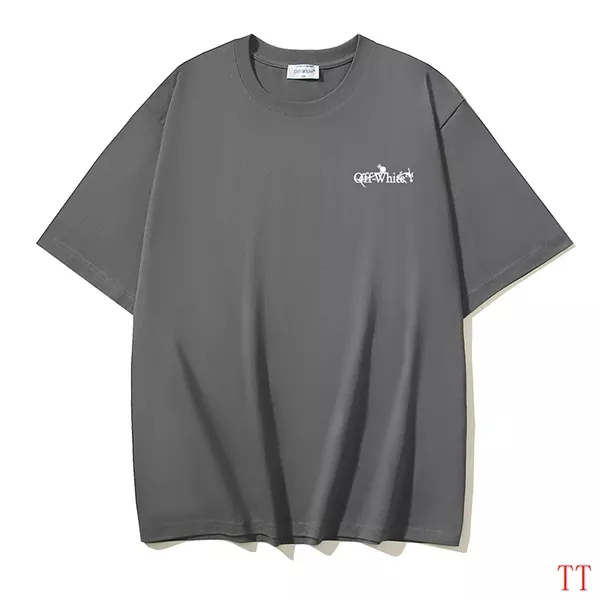 Off-White T-Shirts Short Sleeved For Unisex StreetReady 552