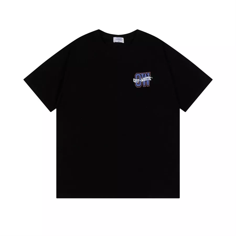 Off-White T-Shirts Short Sleeved For Unisex Trendy 7624