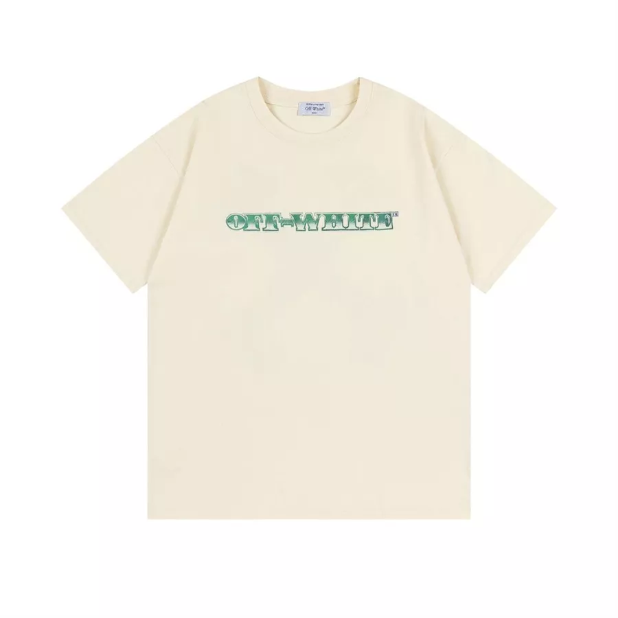 Off-White T-Shirts Short Sleeved For Unisex Unique 2061