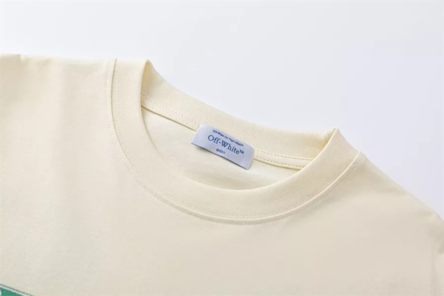 Off-White T-Shirts Short Sleeved For Unisex Unique 2061