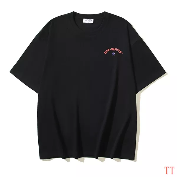 Off-White T-Shirts Short Sleeved For Unisex Unique 2784