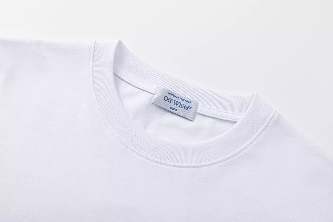 Off-White T-Shirts Short Sleeved For Unisex Versatile 2157