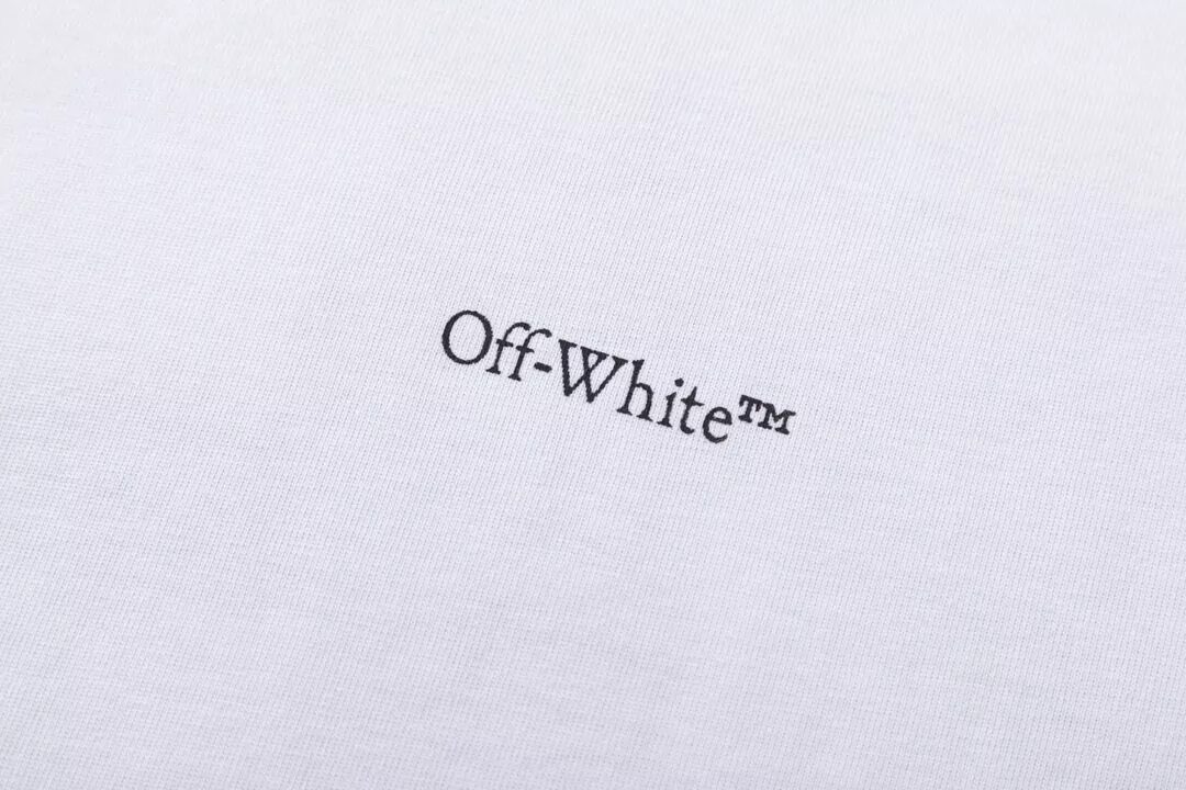 Off-White T-Shirts Short Sleeved For Unisex Versatile 2157