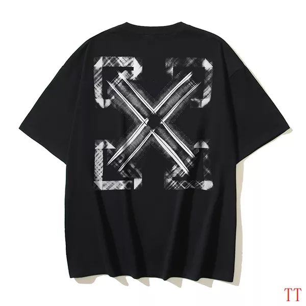 Off-White T-Shirts Short Sleeved For Unisex Versatile 9433