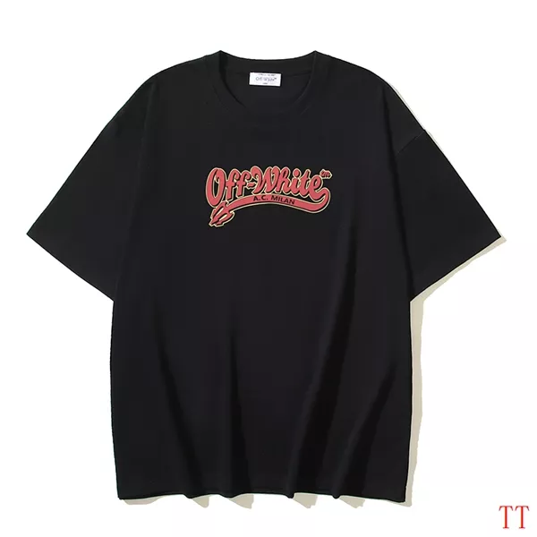 Off-White T-Shirts Short Sleeved For Unisex WellDesigned 4598