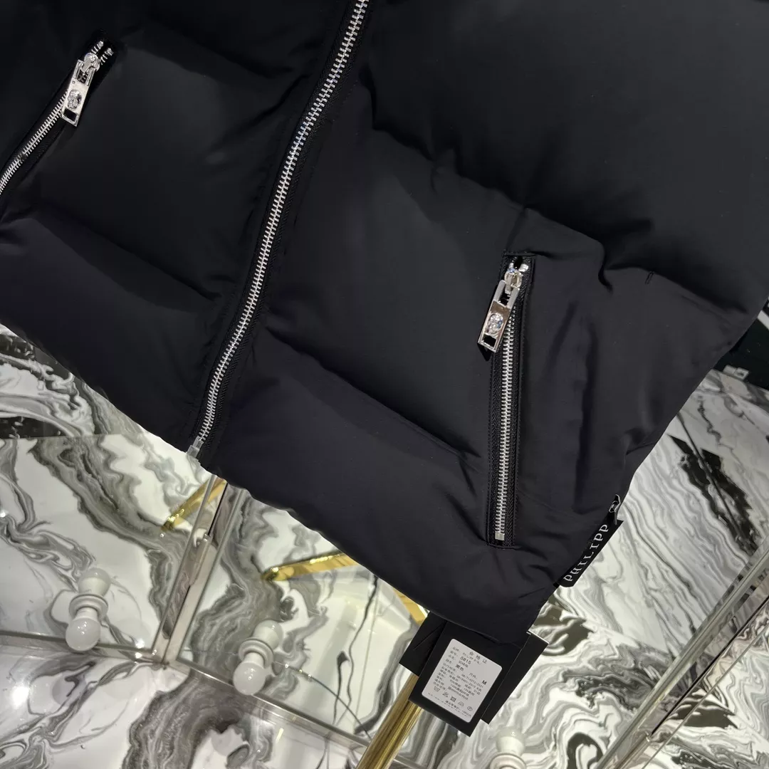 Philipp Plein PP Down Feather Coat Sleeveless For Men Functional 884