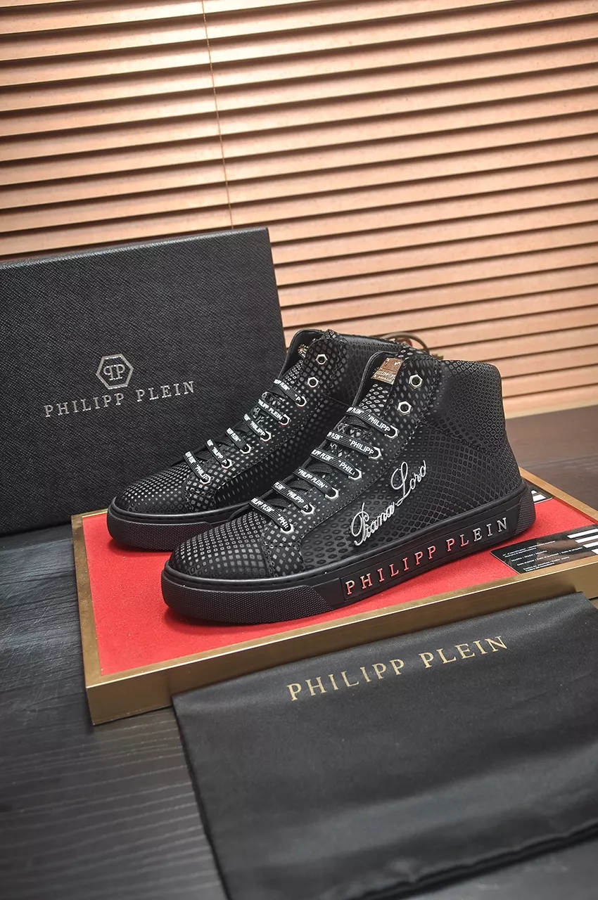 Philipp Plein PP High Tops Shoes For Men Breathable 2307