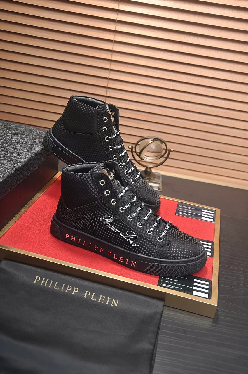 Philipp Plein PP High Tops Shoes For Men Breathable 2307