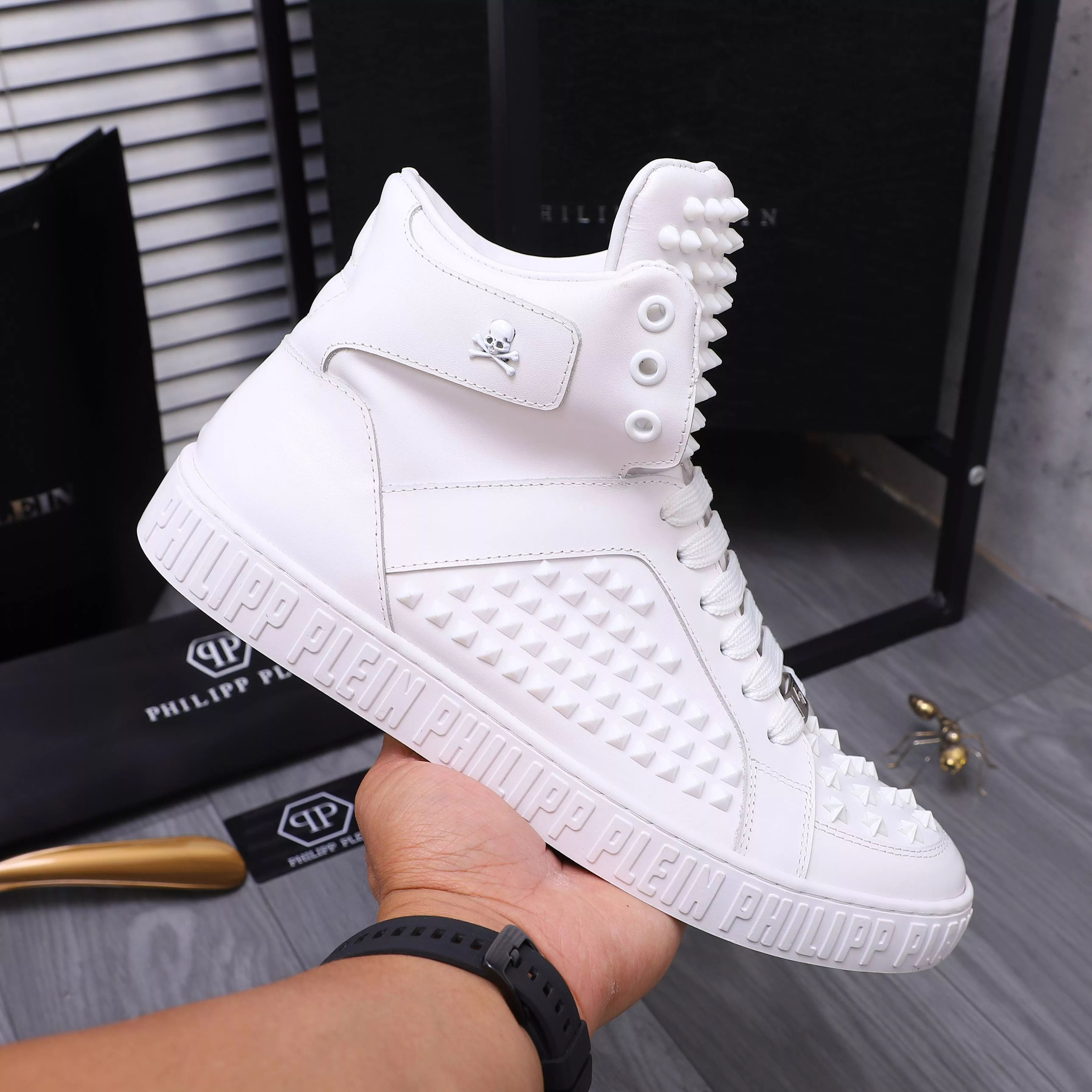 Philipp Plein PP High Tops Shoes For Men Modern 6857