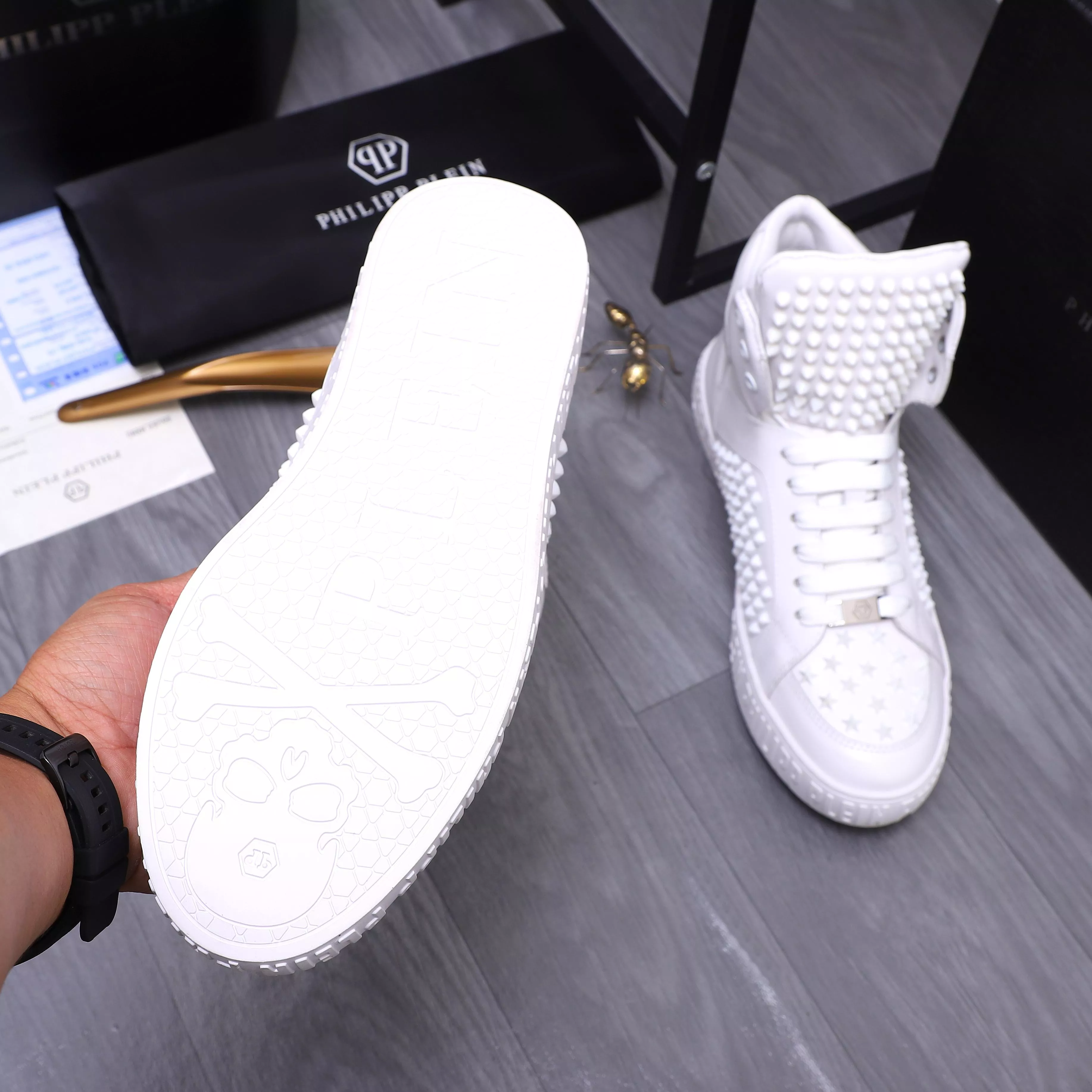Philipp Plein PP High Tops Shoes For Men Modern 6857
