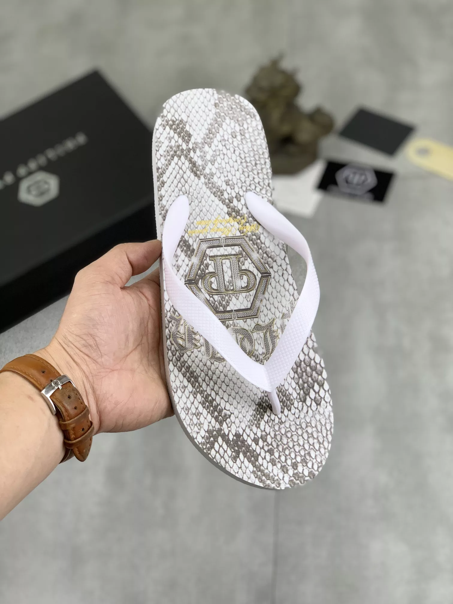 Philipp Plein PP Slippers For Men HighQuality 1143