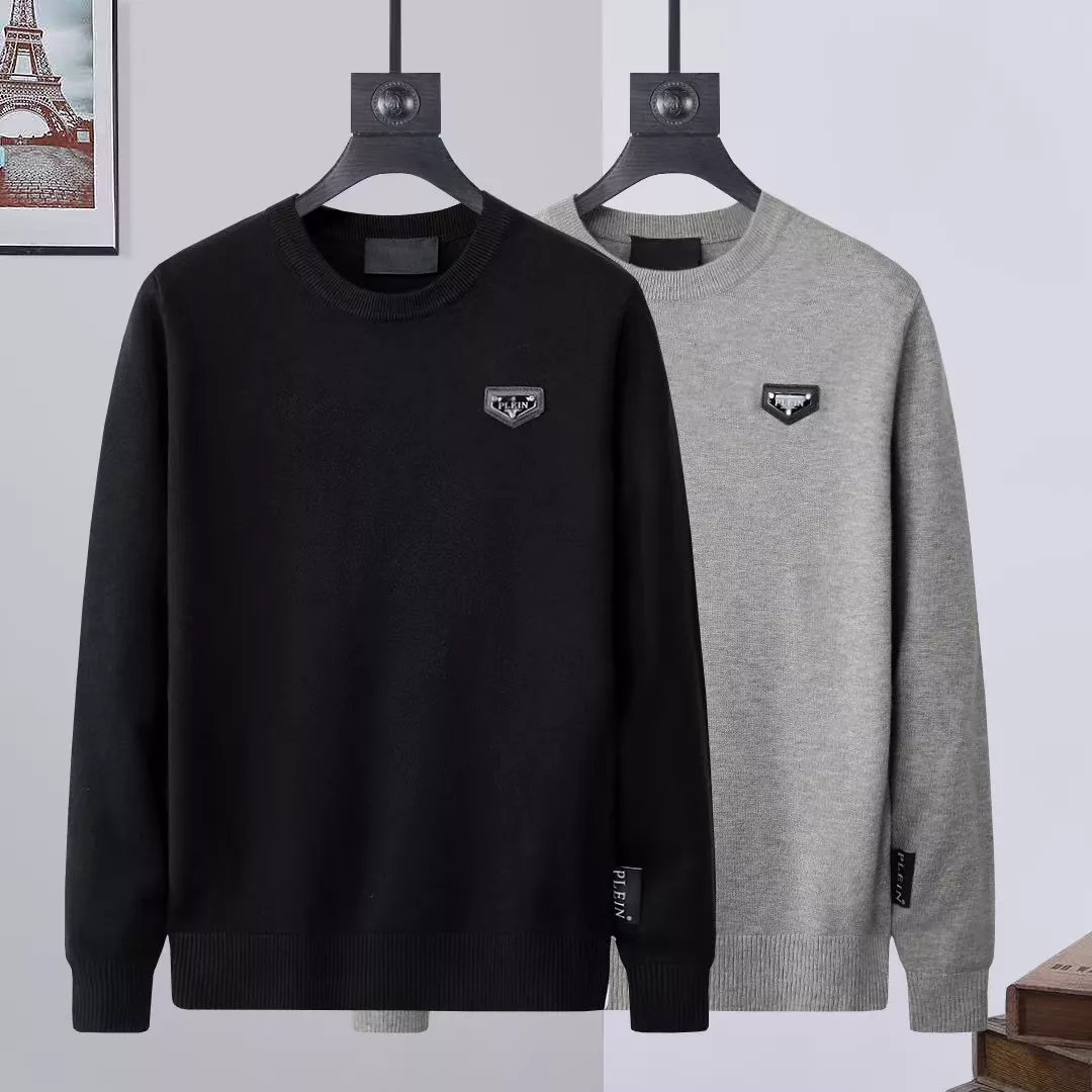 Philipp Plein PP Sweaters Long Sleeved For Men Compact 2758
