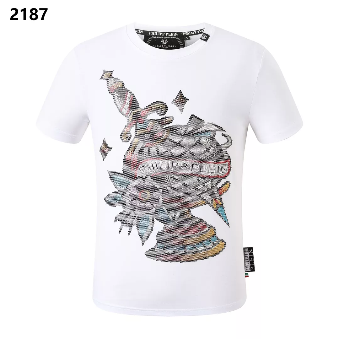 Philipp Plein PP T-Shirts Short Sleeved For Men AllSeason 4296
